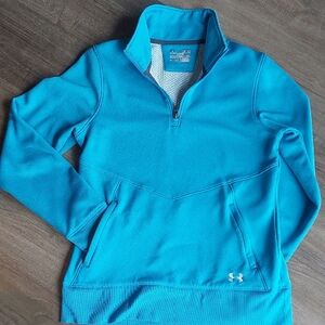 Under Armour Teal Quarter-Zip Pullover